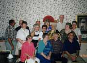 1998? - front row:  Susan, Ione, Rich, Jim; middle row:  David, Judy, Chari, Kathy, Carolee, Kathy; back row:  Mike, George, Linda, Dan, Carol
