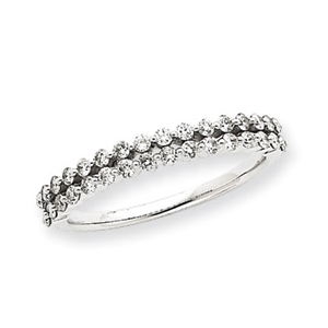 14K White Gold 3/8 ct. Diamond Fashion Ring
